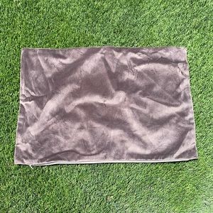 Brown Suede Pillow Covering